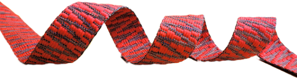 Gurtband Jacquard Aztek Neonpink – 38 mm